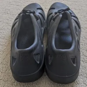 OOFOS OOcandoo Recovery Fisherman Sandals Shoes Black M‎ 8 / W 10 Closed Toe OOFOS | Shoes | Oofos Oocandoo Slip On Recovery Sandals  main image 4